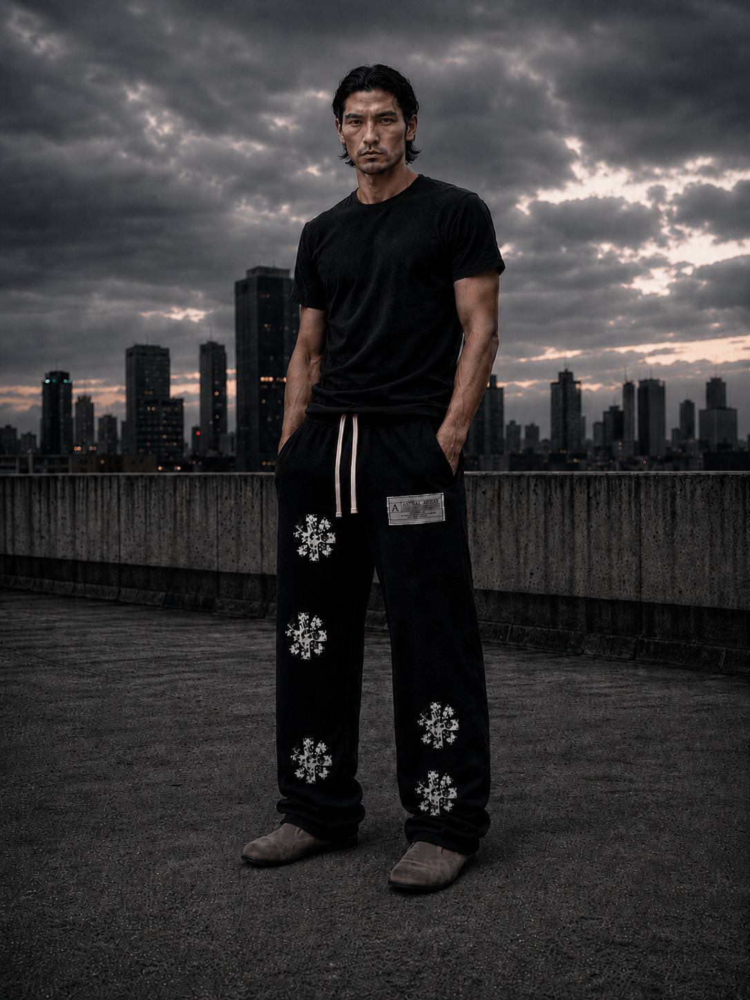 Alternate sweatpants editorial